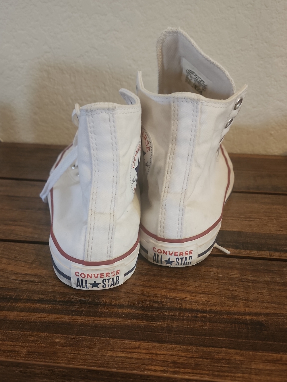 Converse-Classic White High-Top Canvas Sneakers - Women - Picture 7 of 8